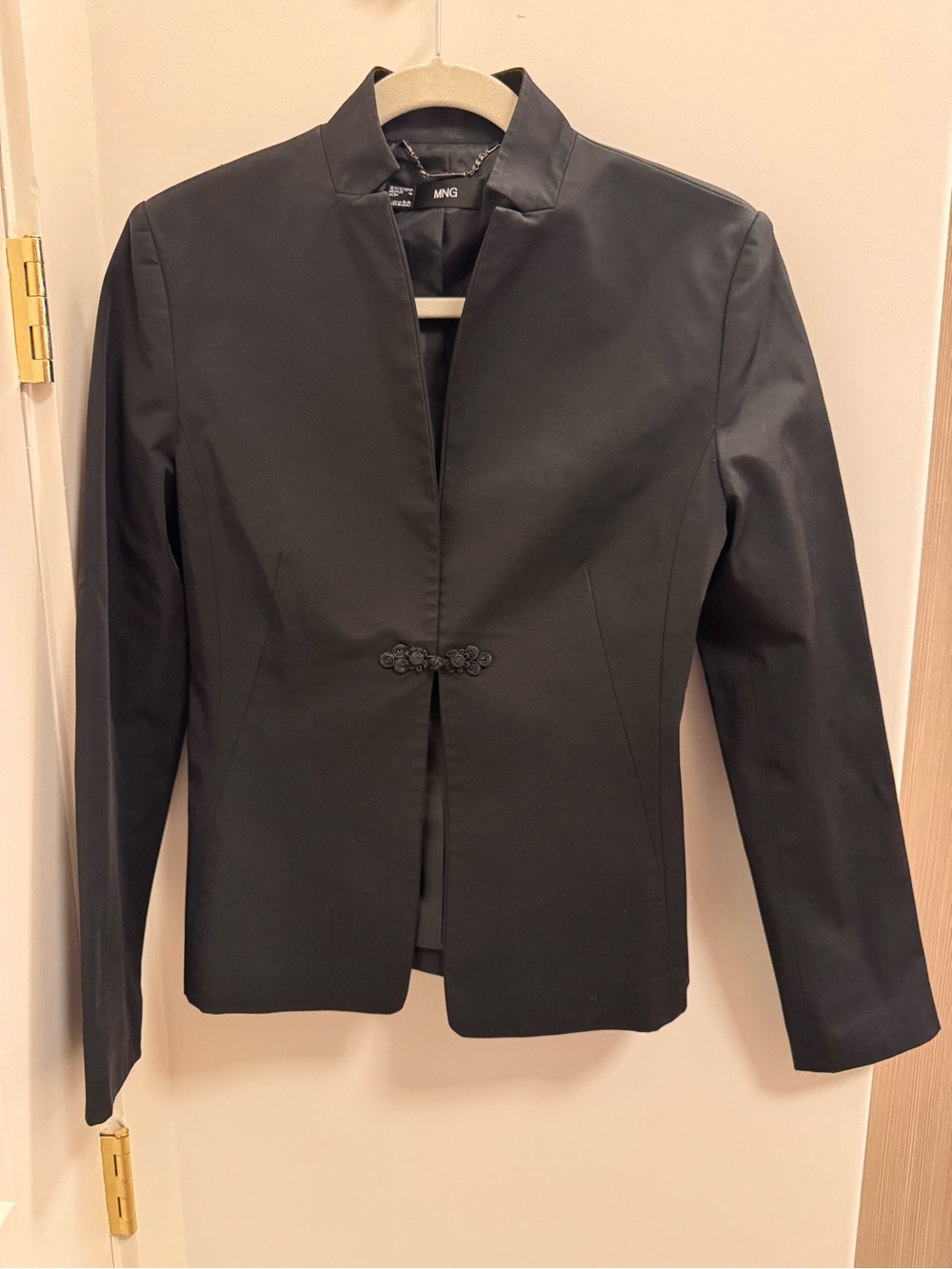 MNG Mango Mandarin Collar‎ Blazer – Edgy Minimalism Intricate Detail | Size 10